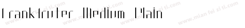 Frankfruter Medium Plain字体转换